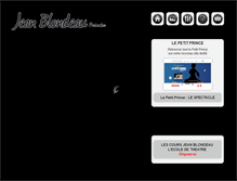 Tablet Screenshot of jeanblondeauproduction.com
